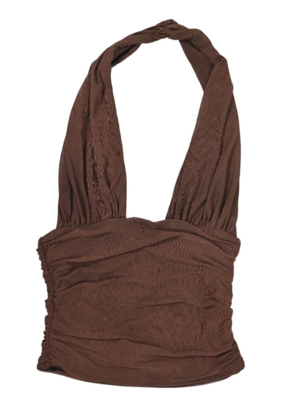 SER.O.YA Bimini Mesh Halter Top in Coconut